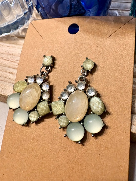 Jewelry - Beautiful dangle post lucite earrings